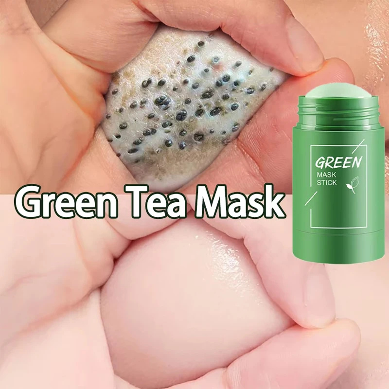 Bentonite Clay Mask - Original Facial Remove Blackhead Green Tea