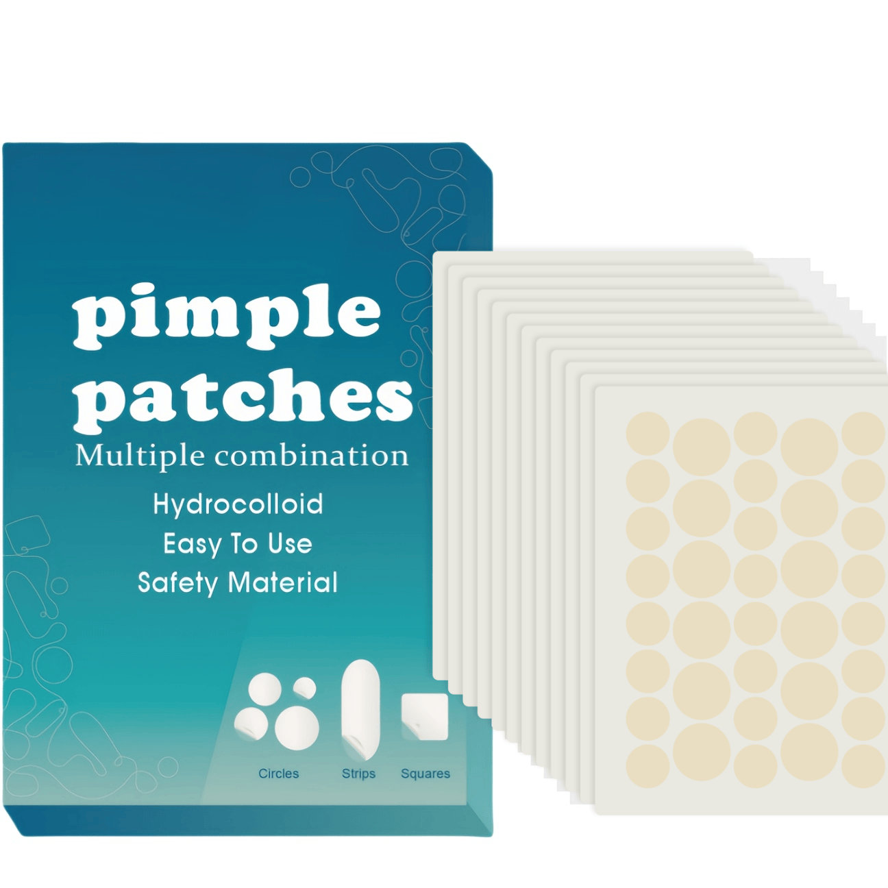 Skincare Moisturizer - Skin-Calming Acne Patches - Hydrocolloid Technology