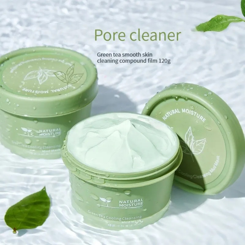 Bentonite Clay Mask - Green Tea Ice Mud Mask Cleansing