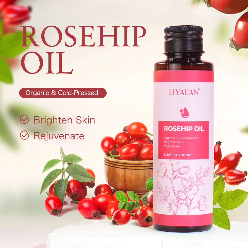 Face Oil Rosehip - 100ml Rosehip Oil Brighten Firm Rejuvenate