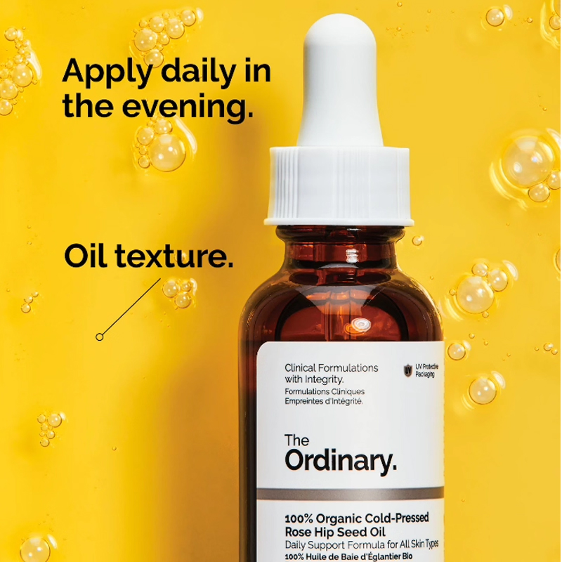 100% Organic Cold-Pressed Rose – Face Oil Rosehip recenzja i cena