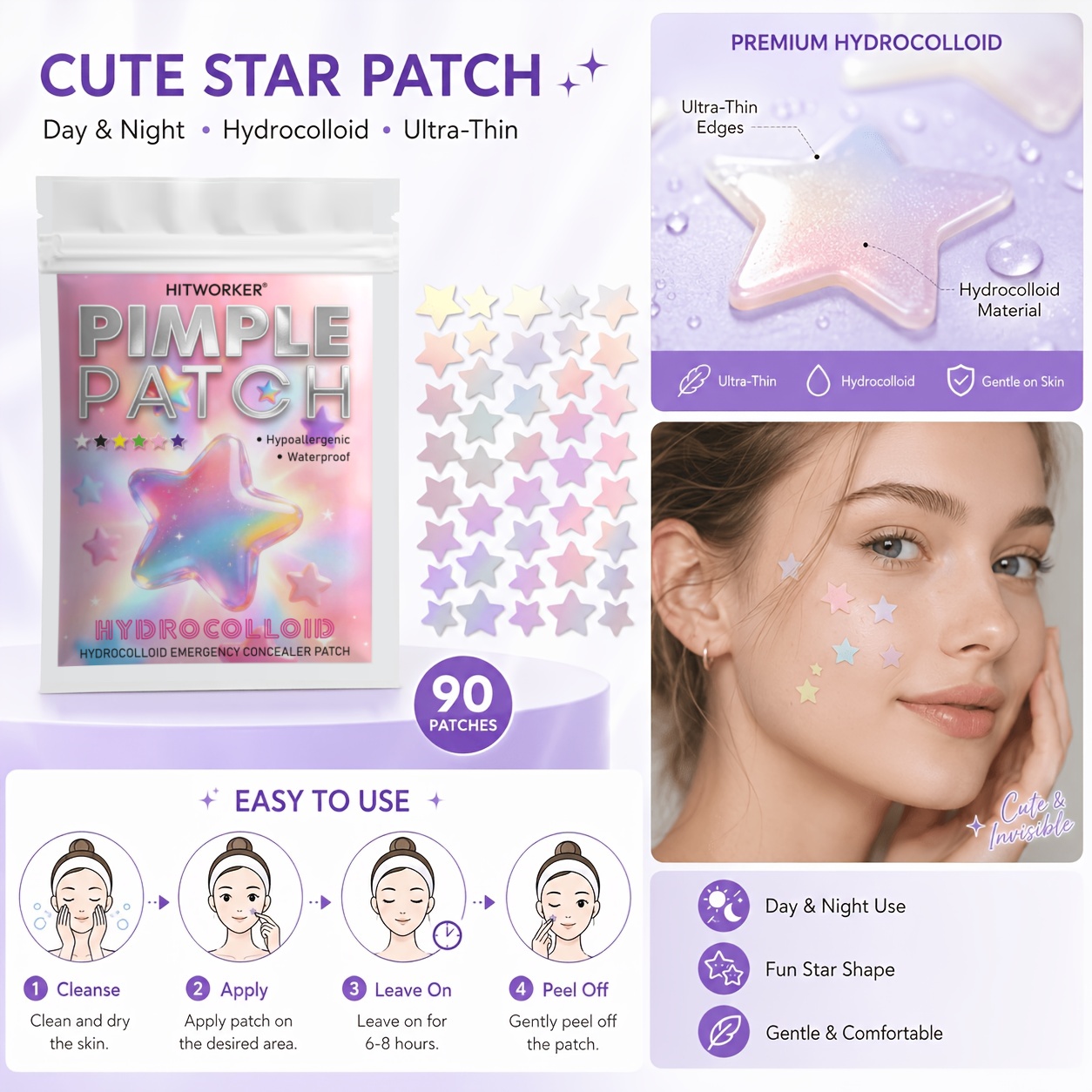 Bulk Pack Acne Patches for All – Skincare Moisturizer recenzja i cena