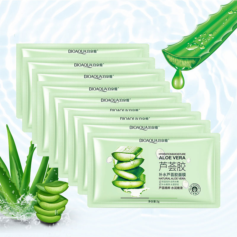 10pcs Aloe Vera Glue Sleeping  – Bentonite Clay Mask recenzja i cena