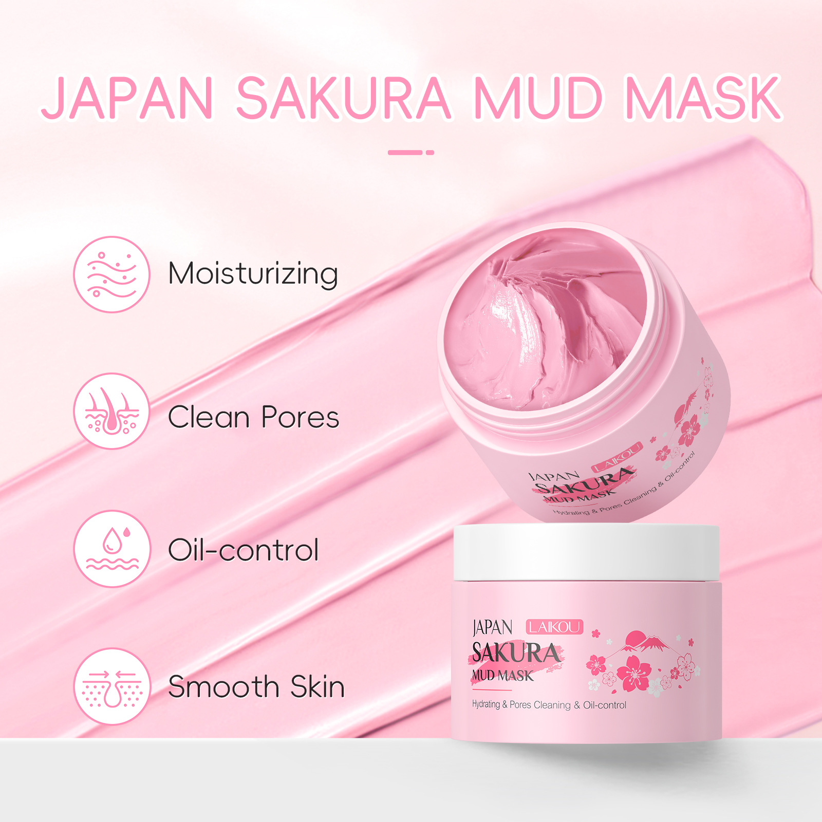 Sakura Mask For Face Cleaning  – Bentonite Clay Mask recenzja i cena