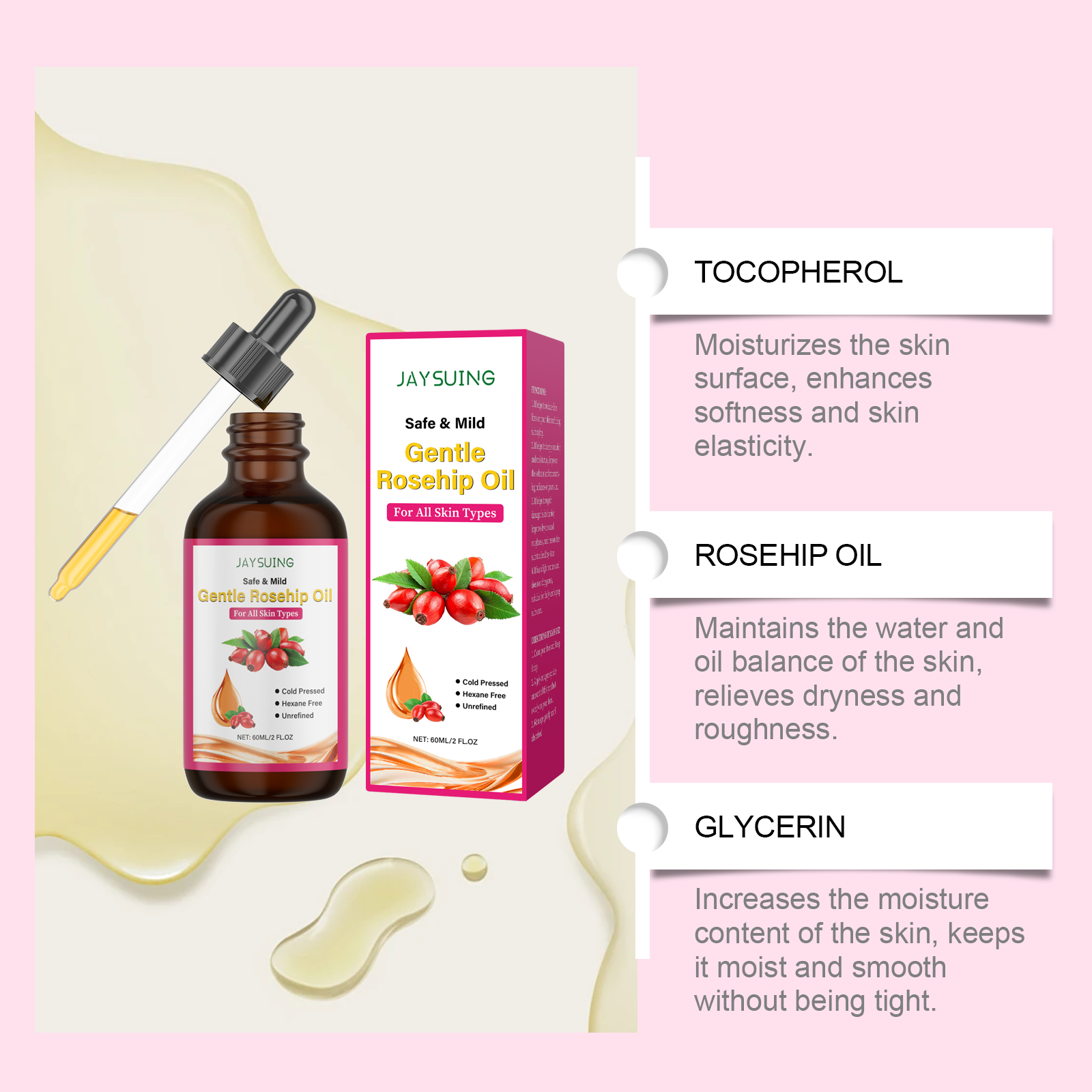 Rosehip Facial Oil Moisturizin – Face Oil Rosehip recenzja i cena