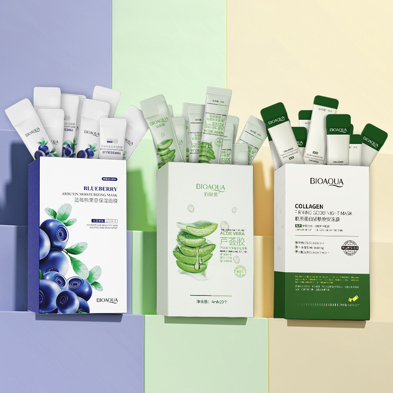 20pcs BIOAQUA Collagen Sleepin – Bentonite Clay Mask recenzja i cena