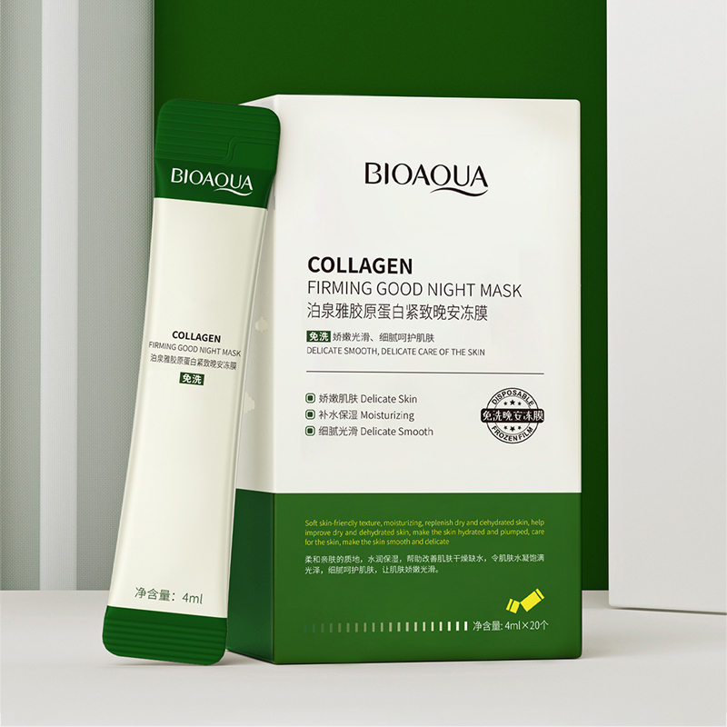 20pcs BIOAQUA Collagen Sleepin – Bentonite Clay Mask recenzja i cena