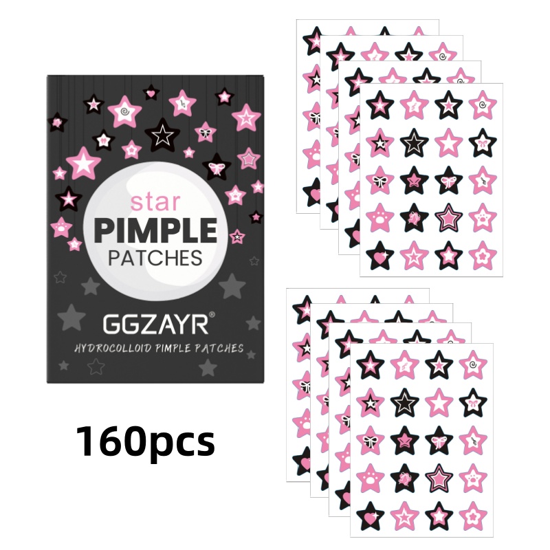 80/160pcs Star Acne Patch Set  – Skincare Moisturizer recenzja i cena