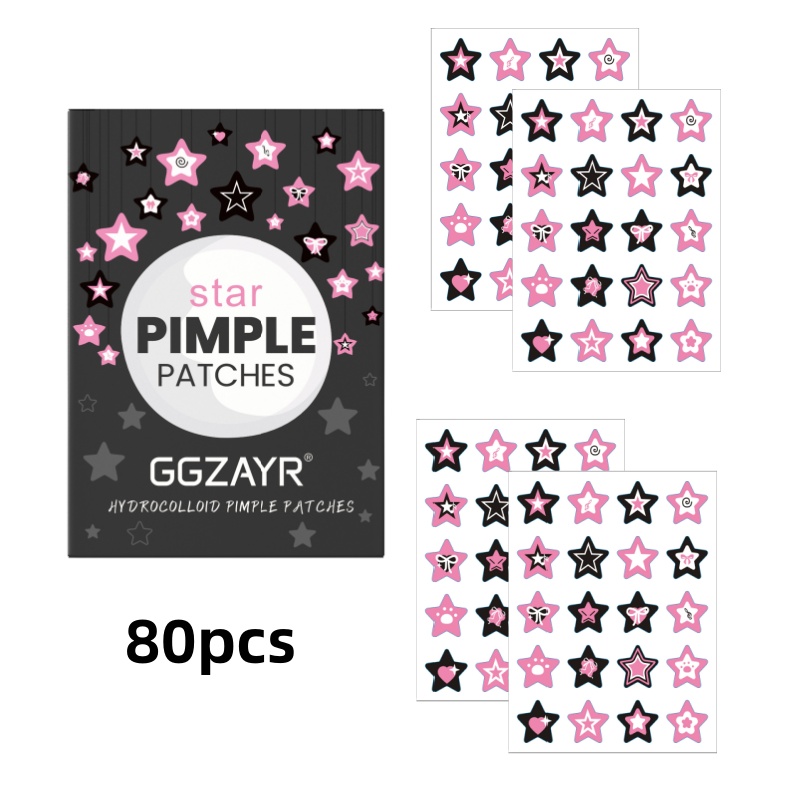 80/160pcs Star Acne Patch Set  – Skincare Moisturizer recenzja i cena