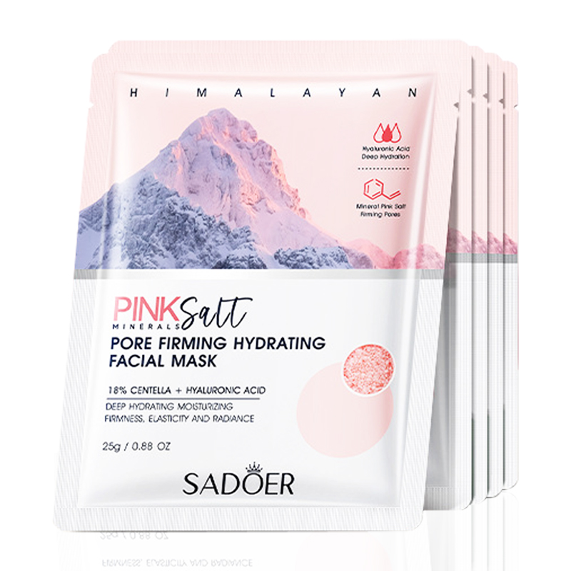 5pcs SADOER Himalayan Pink Sal – Bentonite Clay Mask recenzja i cena