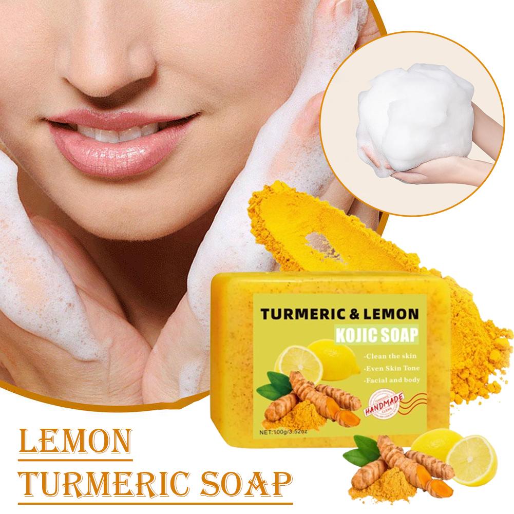 1/2PCs Lemon Turmeric Kojic Ac – Kojic Acid Soap recenzja i cena