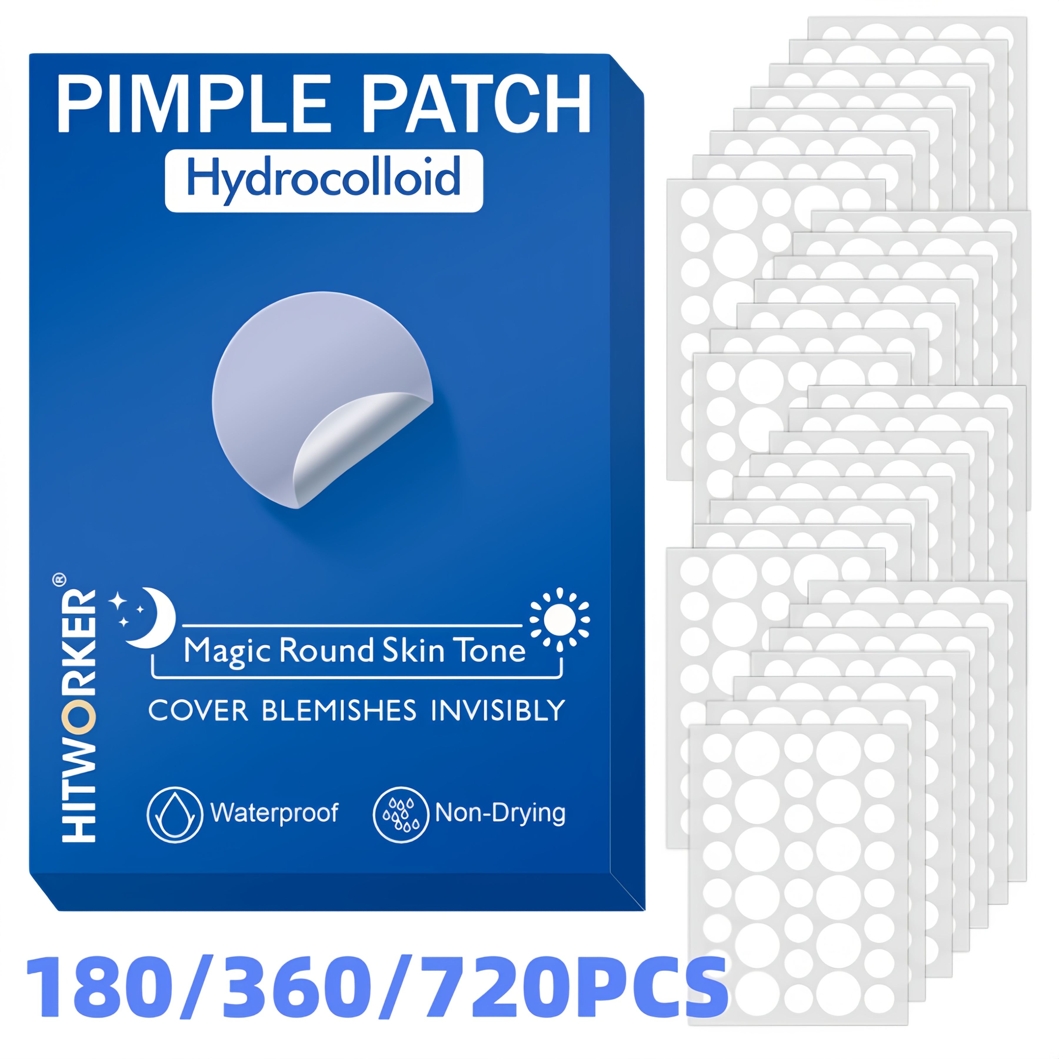 180/360/720pcs acne patches, w – Skincare Moisturizer recenzja i cena