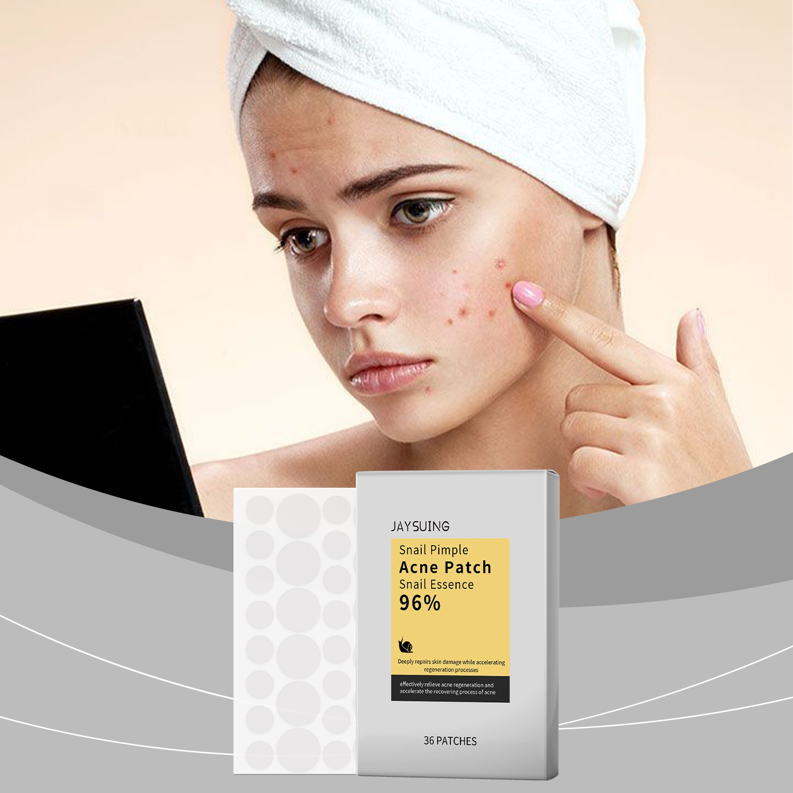 Snail pimple patches Improve W – Skincare Moisturizer recenzja i cena