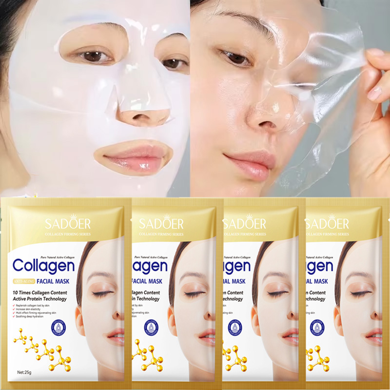 10PCS Collagen Anti Wrinkle Fa – Bentonite Clay Mask recenzja i cena