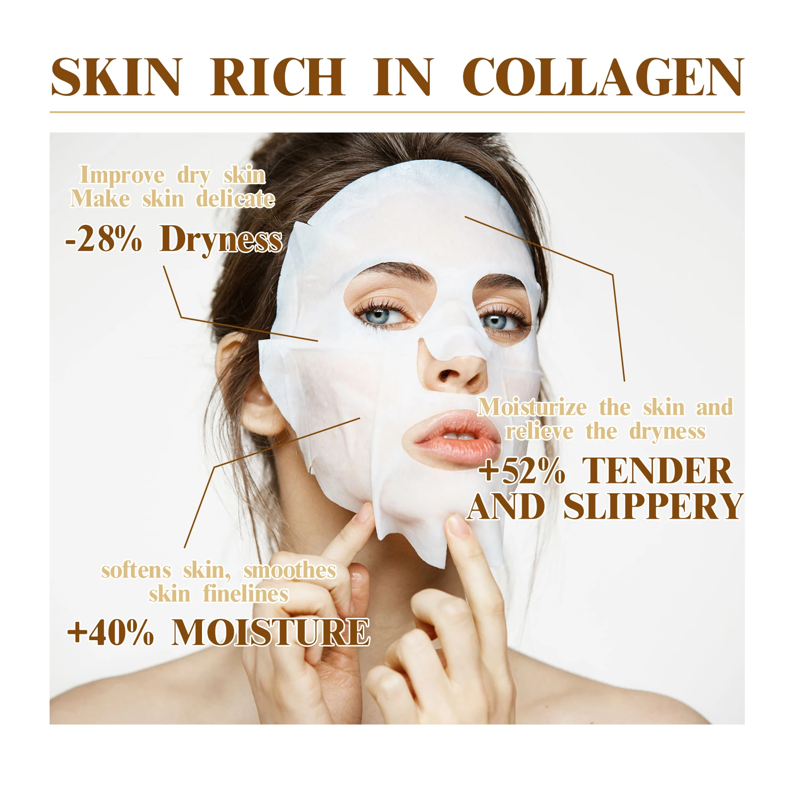 10PCS Collagen Anti Wrinkle Fa – Bentonite Clay Mask recenzja i cena