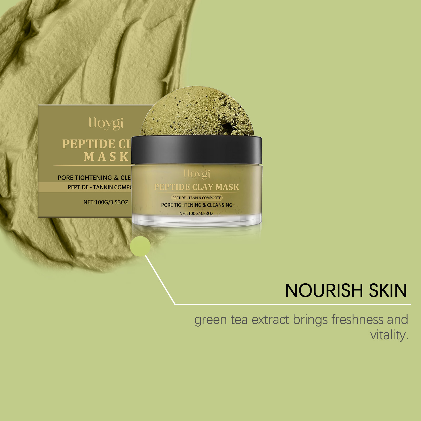 HOYGI 100g Pore Refining Clay  – Bentonite Clay Mask recenzja i cena